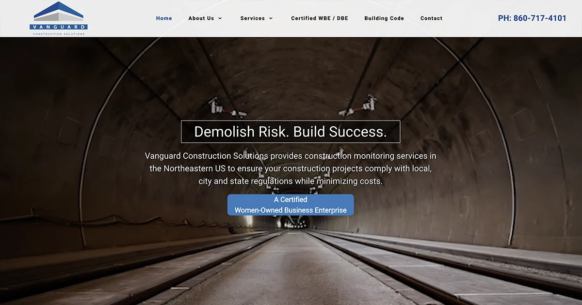 Construction Consultant Website Design and Development in Brewster New York