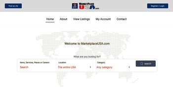 Local Joomla Web Designer Builds Classified Ad Website for Marketplace USA