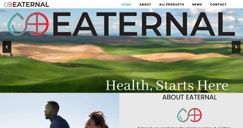 Eaternal Nutrition Online Shop | eCommerce Website Design in Buffalo Grove