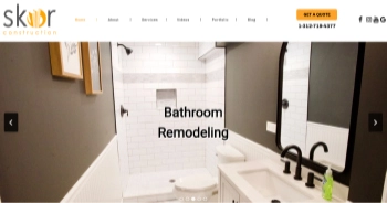 Web Design for Local Remodeling Contractor in Mount Prospect SKOR CONSTRUCTION