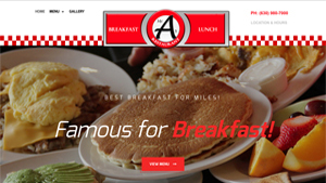 Restaurant web design &  Food Photography in Roselle Mr As