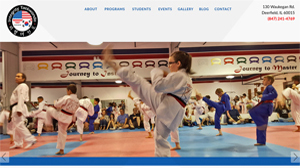 Web design in Deerfield, IL 60015 for integrity Taekwondo